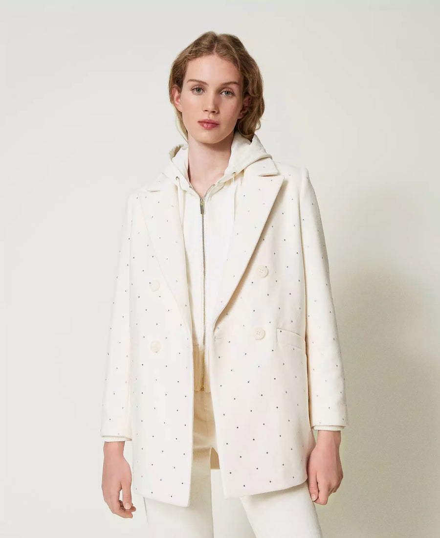 Cappotto Twinset con Strass