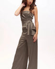 Top Bustier in Raso Koralline