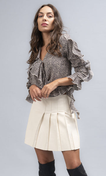 Blusa con Rouches Koralline
