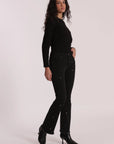 Jeans Flare con Borchie Cuore Mimi Muá