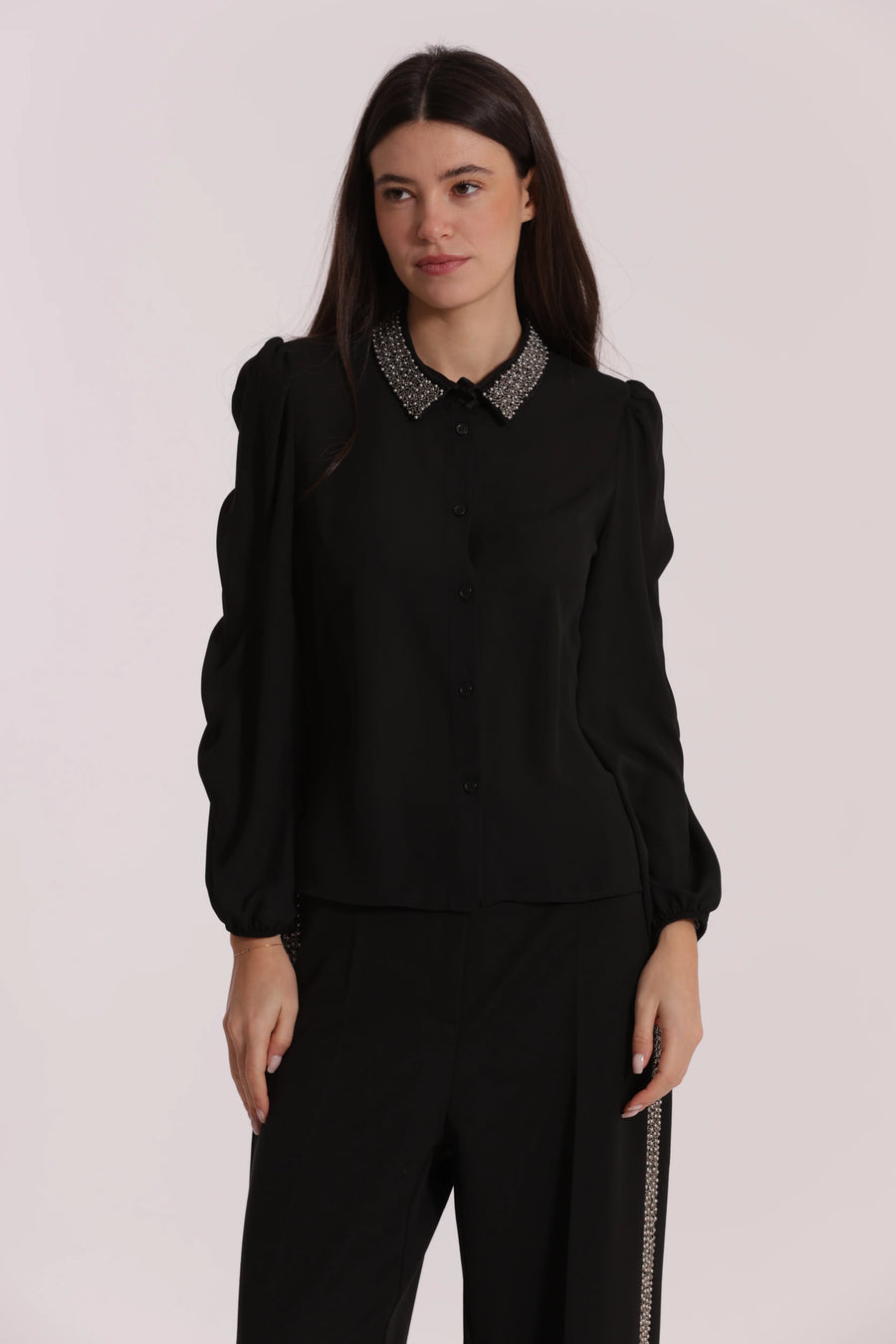 Camicia con Collo Ricamato Mimì Muà
