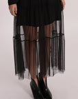 Giacca Lunga con Tulle Mimi Muà