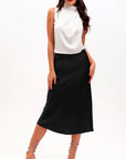 Top con Pieghe Strass