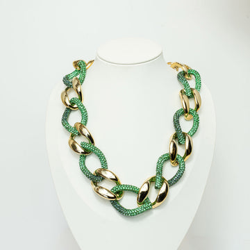 Twin Sparkle Chain necklace