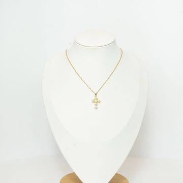 Pearl Croix necklace