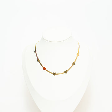 Snake Cuori Necklace Gold