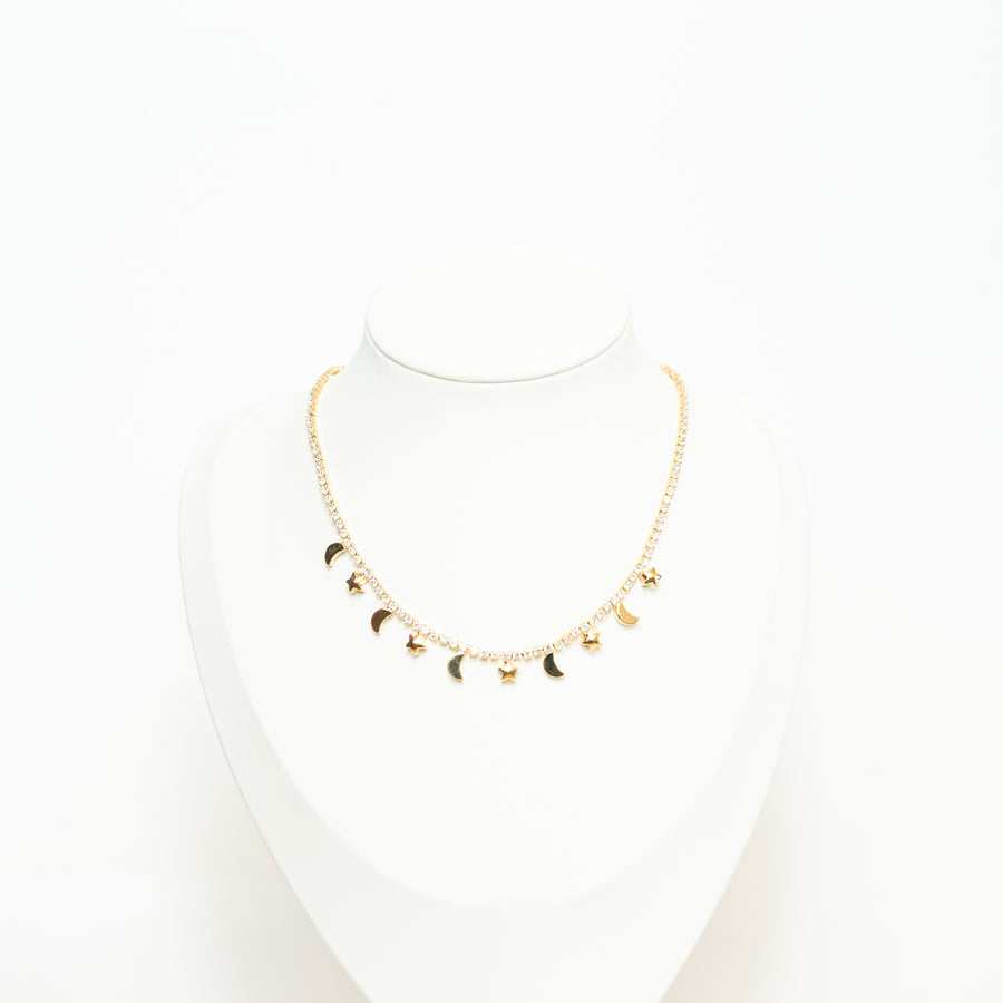 Midnight necklace Gold