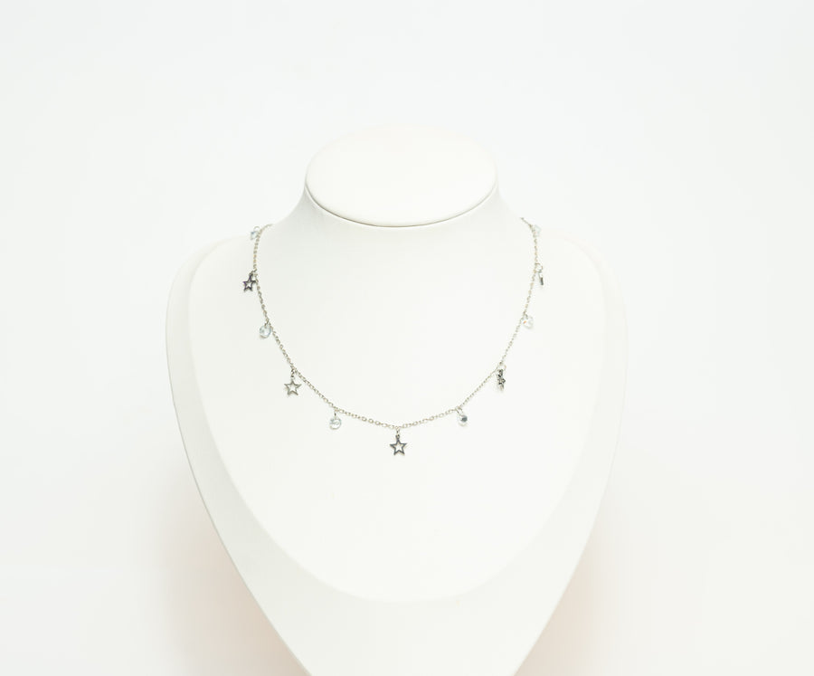 Afterglow Necklace Silver