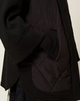 Caban Twinset in Tessuto Scuba e Nylon