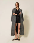 Camicia Twinset in Satin con Pizzo