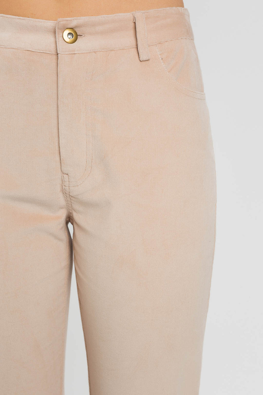 Pantaloni Twinset Skinny in Velluto a Coste