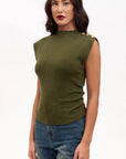 Top con Bottoni Koralline