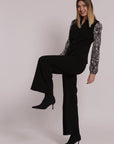 Pantalone Palazzo in Scuba Crepe Mimi Muà