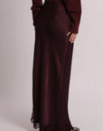 Gonna Midi con Spacco e Bordo in Pizzo Mimi Muà