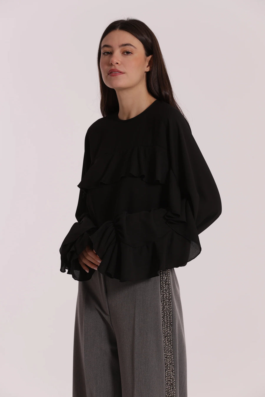 Blusa con Rouches Mimi Muà