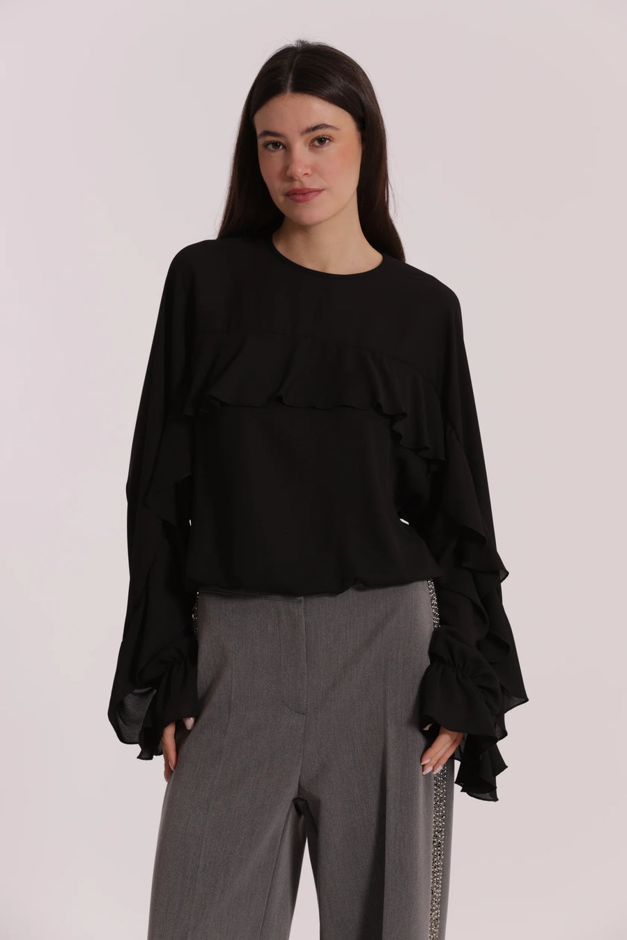 Blusa con Rouches Mimi Muà