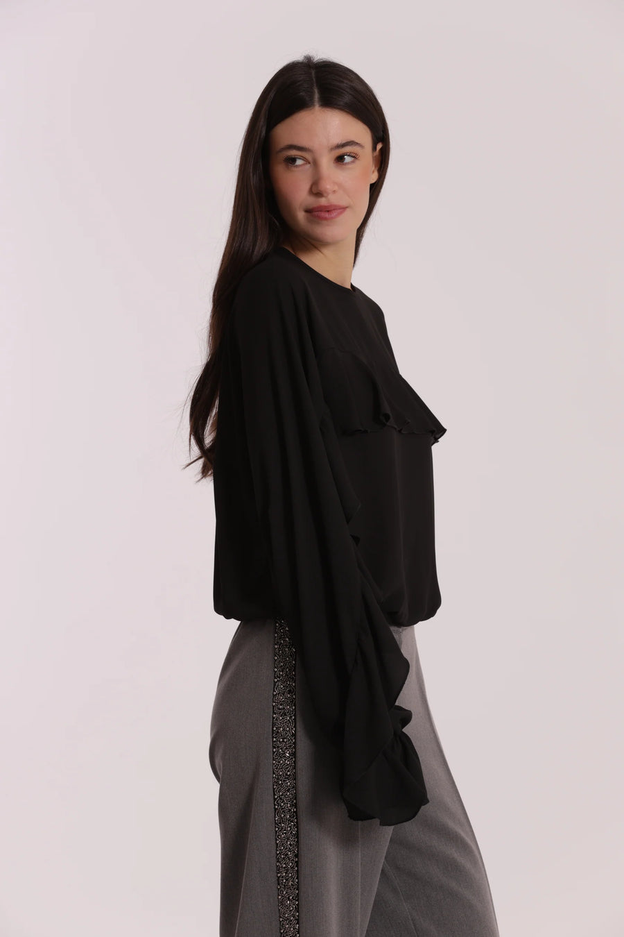 Blusa con Rouches Mimi Muà