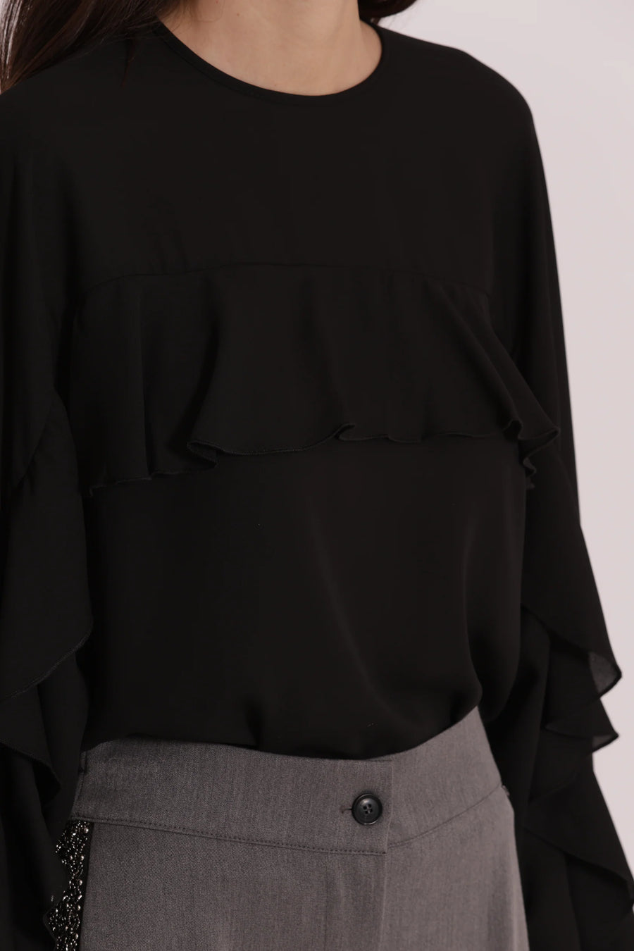 Blusa con Rouches Mimi Muà