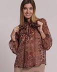 Blusa con Fiocco al Collo Mimi Muà