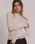 Blusa con Scollo Asimmetrico Mimi Muà