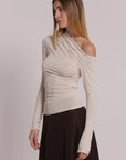 Blusa con Scollo Asimmetrico Mimi Muà