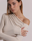 Blusa con Scollo Asimmetrico Mimi Muà