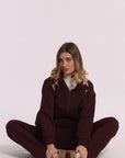 Felpa con Zip Dettagli Traforati e Strass Mimi Muà