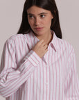 Camicia a Righe con Strass Mimi Muà
