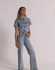 Jeans Pioggia di Strass Mimi Muà