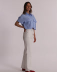 Jeans con Ricamo Floreale Mimi Muà