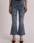 Jeans Flare Fiori Mimi Muà