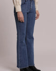 Jeans Flare con Ricamo Ondulato sulle Tasche Mimi Muà