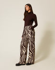 Pantalone Twinset Animalier