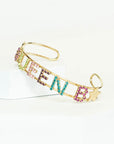 Customized Sparkling Name Bracelet