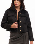 Cappotto corto Military Koralline