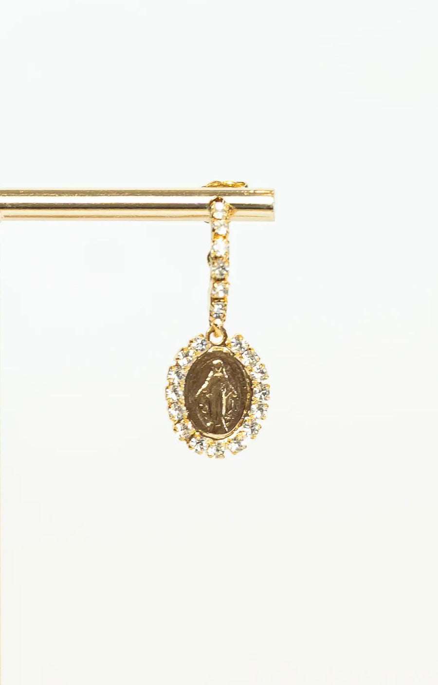 Saint Earrings Gold