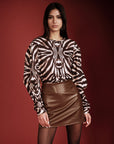 Blusa Animalier Mariuccia