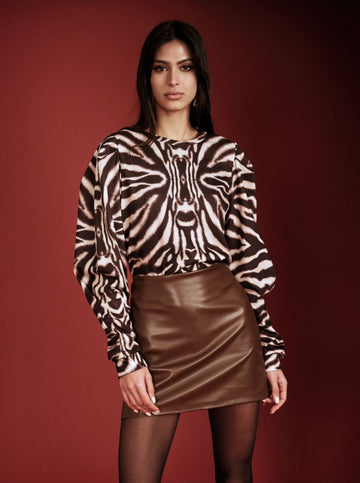 Blusa Animalier Mariuccia