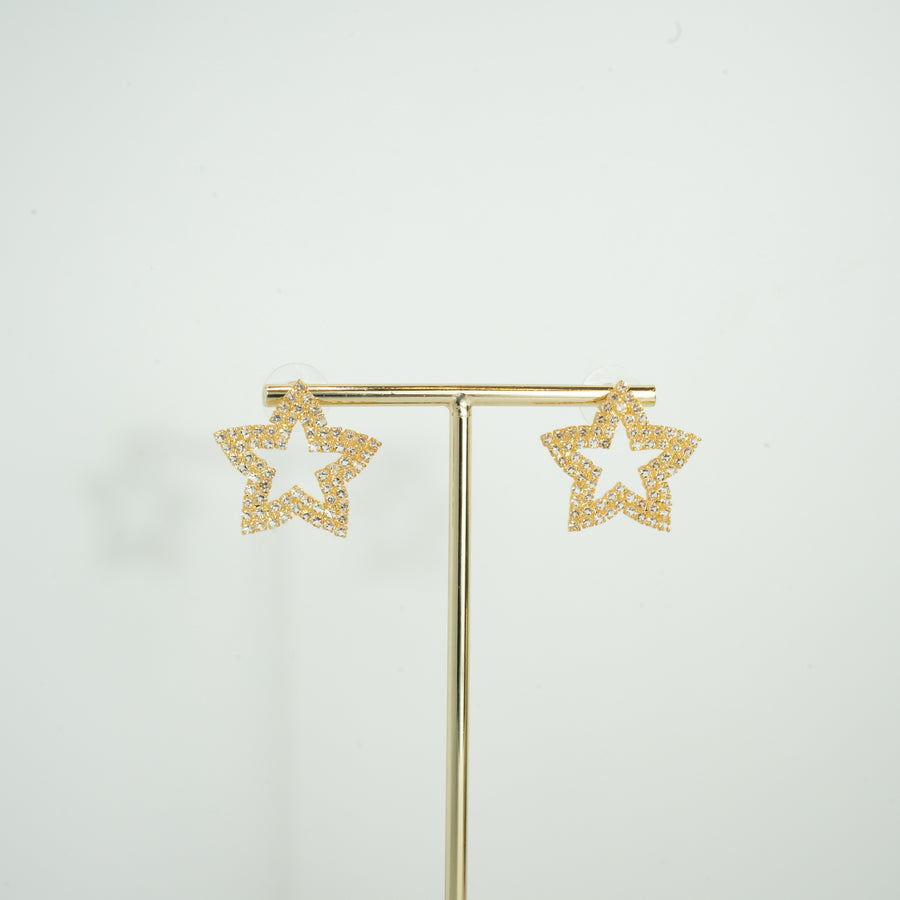 Shining Star Earrings Gold